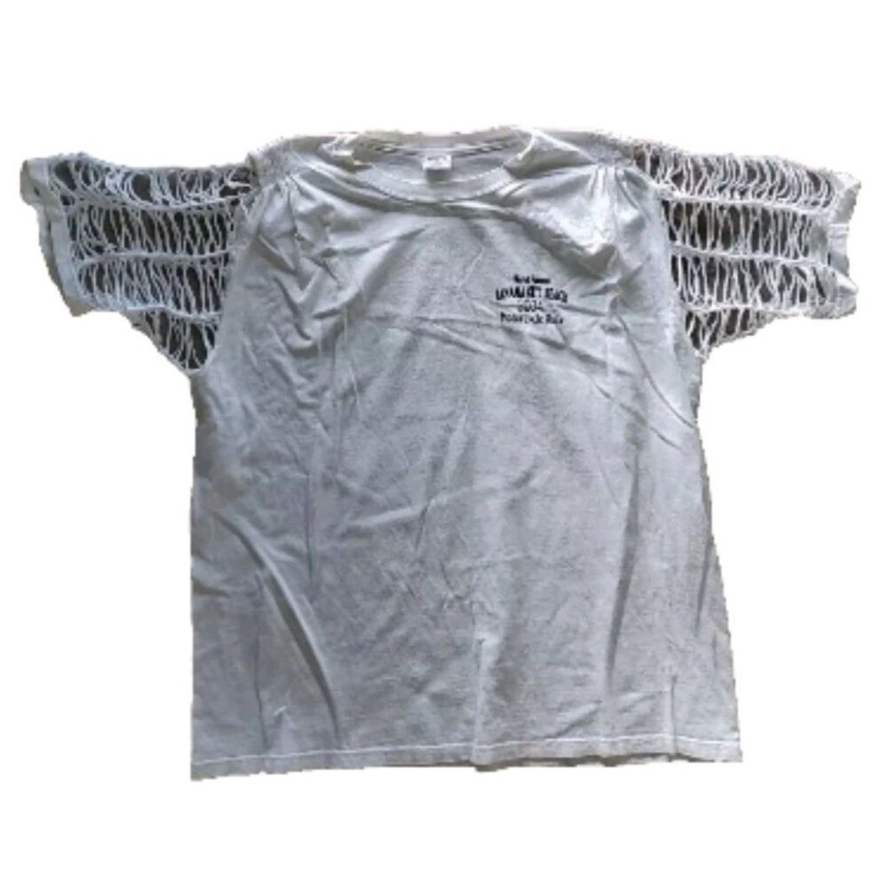 World Famous Panama City Beach 2004 Motorcycle Rally T-Shirt XL Razor Cut Sleeve